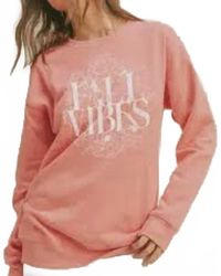 Honestee - Fall Vibes Graphic Sweatshirt - Lyst