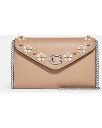 Coach Outlet Tammie Clutch Crossbody With Floral Whipstitch - Multicolor