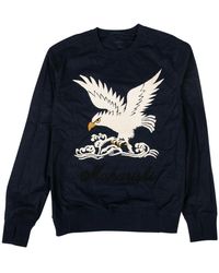 Maharishi - Organic Cotton Eagle Woven Track Top - Navy - Lyst
