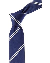 BOSS - Bright Stripe Silk-Blend Tie - Lyst