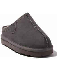 Dearfoams - Fireside By Greta Genuine Shearling Clog Slipper - Lyst