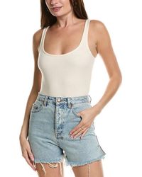 ATM - Ribbed Bodysuit - Lyst