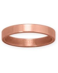 Fashnzfab - 3.2Mm Flat Edge Solid Copper Ring - Lyst