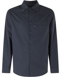 Aspesi - Blade Zippered-Chest Cotton-Blend Casual Shirt - Lyst