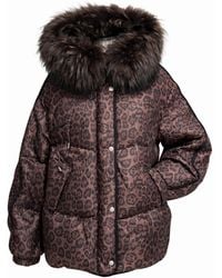 Alaska® Outerwear - Ember Genuine Fur Trim Down Fill Jacket - Lyst