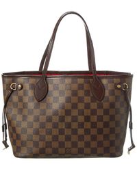Louis Vuitton - Damier Ebene Canvas Neverfull Pm (authentic Pre-owned) - Lyst