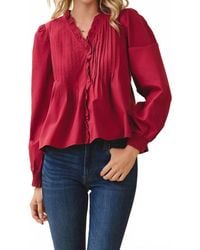 TCEC - Carmella Button Down Blouse - Lyst
