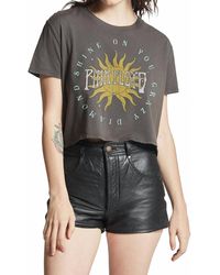 Recycled Karma - Floyd Shine On Cropped Tee - Lyst