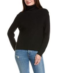 Hannah Rose - Shaker Turtleneck Cashmere-Blend Sweater - Lyst
