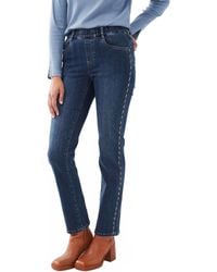Fdj - Pull-On Straight Leg Jeans - Lyst