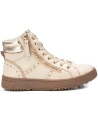 Xti - Carmela Collection Leather Sneaker Booties By - Lyst