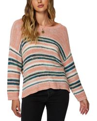 O'neill Sportswear - Salty Stripe Striped Open Stitch Pullover Sweater - Lyst