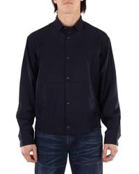 Emporio Armani - Classic Collar Long Sleeve Shirt - Lyst