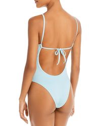 Frankie's Bikinis - Lorelai Underwire Tie Back One-piece Swimsuit - Lyst