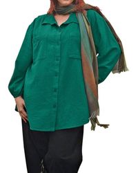 On The Plus Side - Long Sleeve Button Up Shirt - Lyst