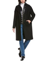 Herno - Wool-Blend Coat - Lyst