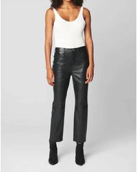 Blank NYC - Need You Tonight Cropped Vegan Leather High Rise 5 Pocket Pant - Lyst