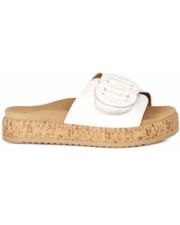 Gabor - Leather Adjustable Buckle Sandal - Lyst