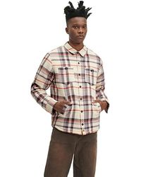 UGG - Braxton Shirt Jacket Lotus Blossom Button Front Collared Gbo320 - Lyst