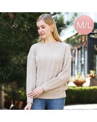 TRUEDAMES - Solid Ribbed Sweater - Lyst