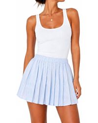 SOFIA The Label - Pleated Mini Skirt - Lyst