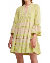 Pearl & Caviar - Hydra Long Sleeve Mini Dress - Lyst