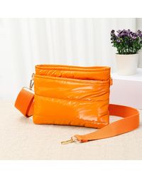 Fashnzfab - Solid Puffer Crossbody Bag - Lyst