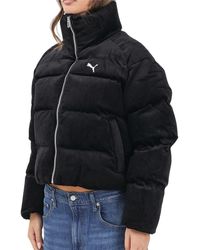 PUMA - Polyester Velvet Down Jacket - Lyst