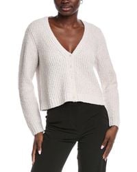 Eileen Fisher - Fluff Cashmere-Blend Cardigan - Lyst