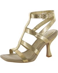Franco Sarto - Rine 2 Leather Ankle Strap Heels - Lyst