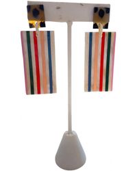 SUNSHINE TIENDA - Color Striped Cabana Earrings - Lyst