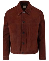 Paul Smith - Classic Collar Suede Jacket - Lyst