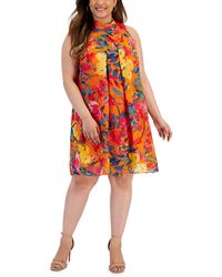 Signature By Robbie Bee - Plus Daytime Knee-length Shift Dress - Lyst