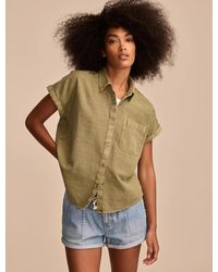 Lucky Brand - Solid Rolled Sleeve Button-Down - Lyst