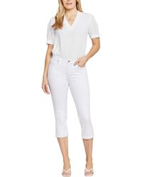 NYDJ - Plus Chloe Cuffed Denim Capri Jeans - Lyst