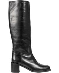LK Bennett - L. K.Bennett Claude Leather Knee Boot - Lyst