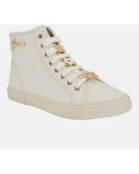 Guess - Mailly Charm High-Top Sneakers - Lyst