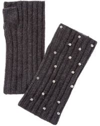 Sofiacashmere - 2X2 Rib Fingerless Cashmere Glove - Lyst