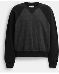 COACH - Signature Crewneck Sweatshirt - Lyst