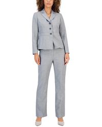 Le Suit - Plus Woven 2pc Pant Suit - Lyst