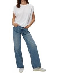 Michael Stars - Luca Jersey Bubble Tee - Lyst
