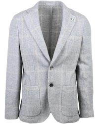 L.B.M. 1911 - Rounded Jacket With Button Closure And Unlined Interior - Lyst