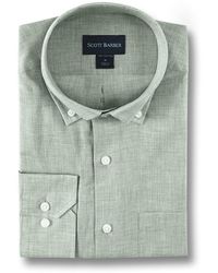 Scott Barber - Heathered Chambray Solid - Lyst