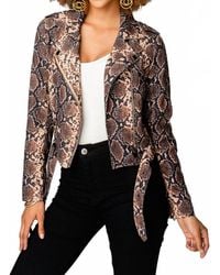 BuddyLove - Cicely Snake Jacket - Lyst