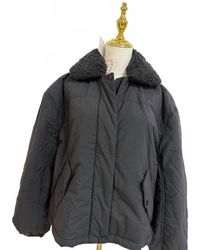 Umgee - Puffer Jacket With Detachable Sherpa Collar - Lyst