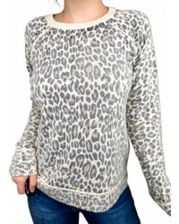 Staccato - Leopard Print Long Sleeve Sweater - Lyst