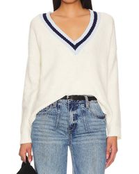Central Park West - Bianca V Neck Sweater - Lyst