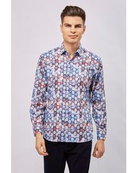 Luchiano Visconti - Multi And With Hexagon Shirt - Lyst