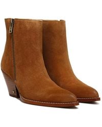 Sam Edelman - Jane I2823L2200 Boots Suede Ankle Booties Rhs5895 - Lyst