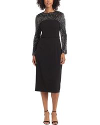 Maggy London - Sequin Cut-out Cocktail And Party Dress - Lyst
